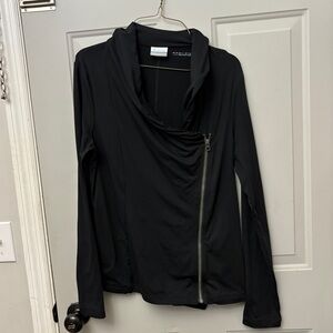 Columbia Black Cowl Neck Jacket